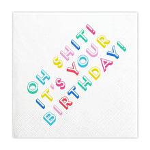  Oh Shit It's Your Birthday Napkins - #confetti-gift-and-party #-Slant