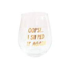  Oops!... I Sipped It Again Wine Glass - #confetti-gift-and-party #-Jollity & Co. + Daydream Society