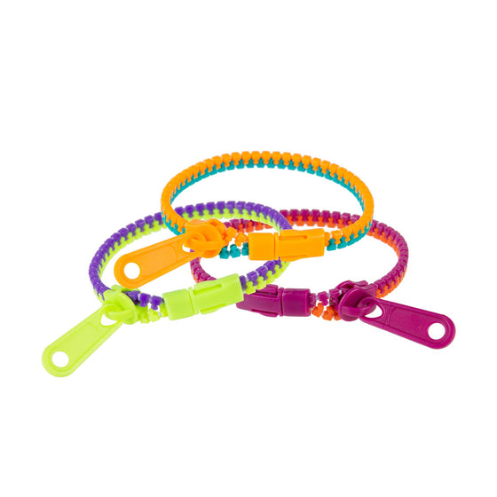 Orb Toys - ORB™ Sensory Zipper Fidget Bracelets Assortment by Orb Toys at Confetti Gift and Party