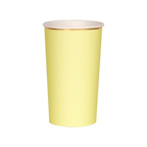 Pale Yellow Highball Cups - Confetti Interiors-Meri Meri
