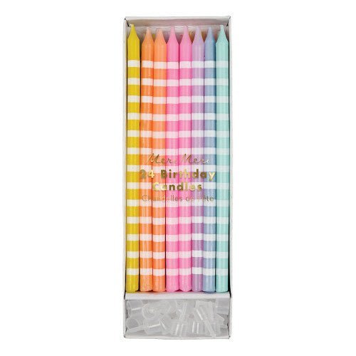 Pastel Party Candles - #confetti-gift-and-party #-Meri Meri