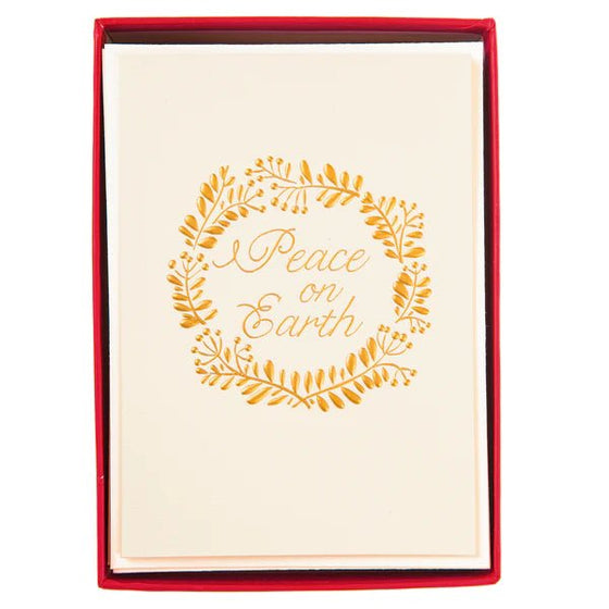Peace On Earth Boxed Holiday Greeting Cards - #confetti-gift-and-party #-graphique