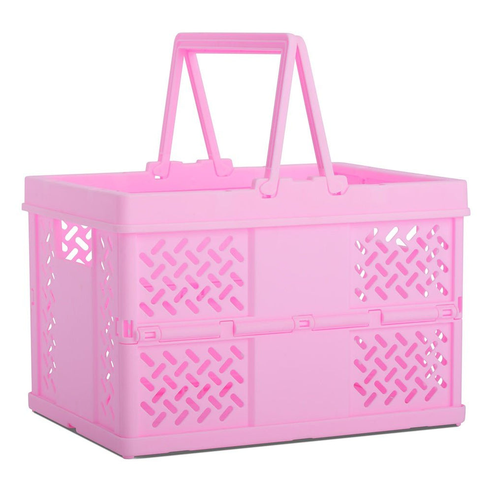 Pink Foldable Crate - Small IscreamConfetti Interiors