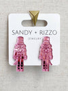 Pink Nutcracker stud - #confetti-gift-and-party #-Sandy + Rizzo