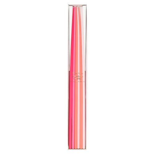 Pink Tall Tapered Candles - #confetti-gift-and-party #-Meri Meri