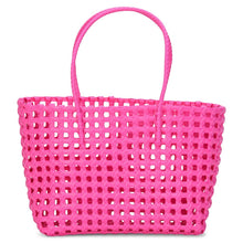  Pink Woven Tote - Large by Iscream at Confetti Gift and Party