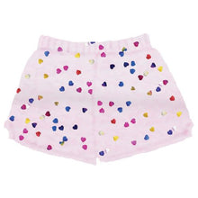 Plush Shorts - Colorful Foil Hearts - #confetti-gift-and-party #-Iscream