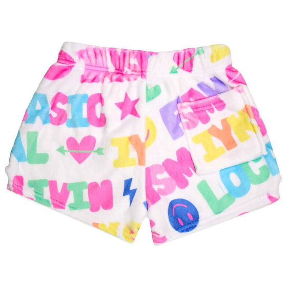 Plush Shorts - Theme Icons - #confetti-gift-and-party #-Iscream