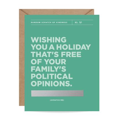 Political Opinions Scratch Off Card - #confetti-gift-and-party #-Inklings Paperie
