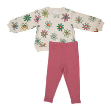  Puffy Oversized sweatshirt and rib legging- Painted Daisey - #confetti-gift-and-party #-Angel Dear