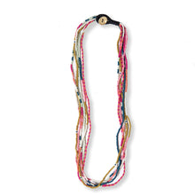  Quinn Stripe Color Block Beaded Necklace - Rainbow - #confetti-gift-and-party #-Ink + Alloy