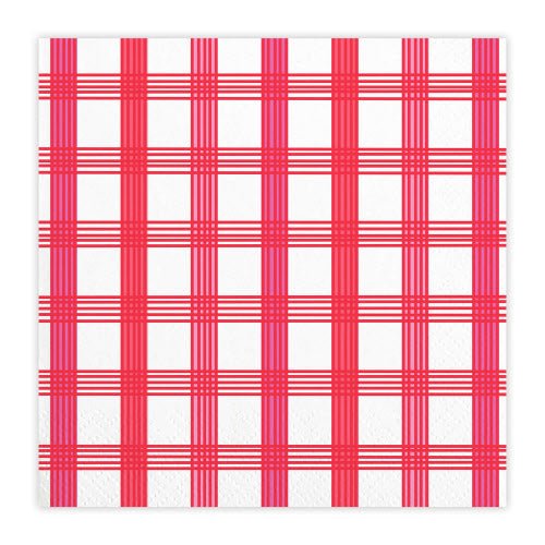 Red Gingham Napkins - #confetti-gift-and-party #-Slant