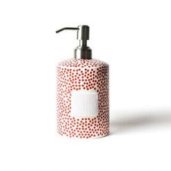 Red Small Dot Mini Cylinder Soap Pump - #confetti-gift-and-party #-Happy Everything
