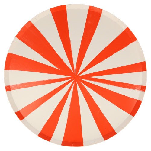 Red Stripe Side Plates - #confetti-gift-and-party #-Meri Meri