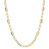 Savannah Enamel Chain Necklace by Jane Marie at Confetti Gift and Party