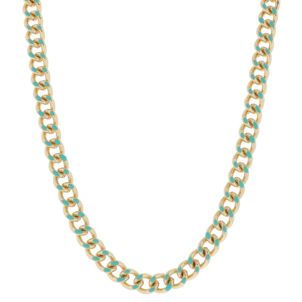 Savannah Enamel Chain Necklace by Jane Marie at Confetti Gift and Party