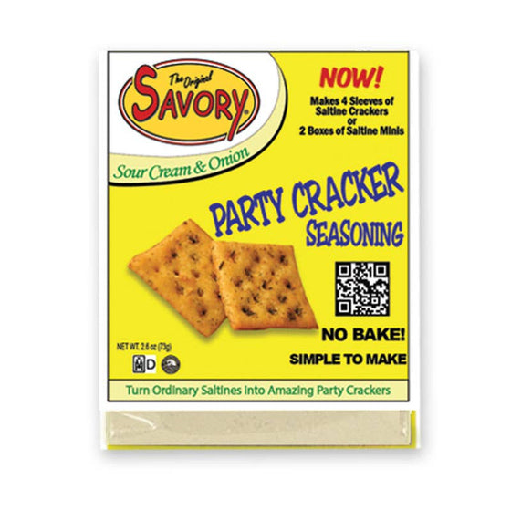 Savory Party Cracker Seasoning - Sour Cream & Onion - Confetti Interiors-Savory Fine Foods LLC
