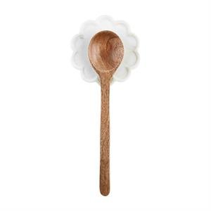 Scalloped Spoon Rest Set - #confetti-gift-and-party #-Mud Pie