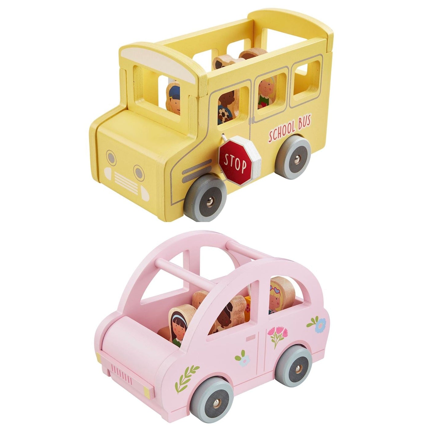 School Bus - Girls Trip Toy Set - #confetti-gift-and-party #-Mud Pie