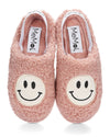 Shaggy Smiley Slipper - Dusty Pink - #confetti-gift-and-party #-Infinity Classics International Inc.