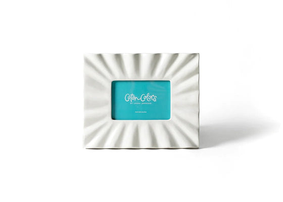 Signature Ruffle 1" Frame White - #confetti-gift-and-party #-Coton Colors