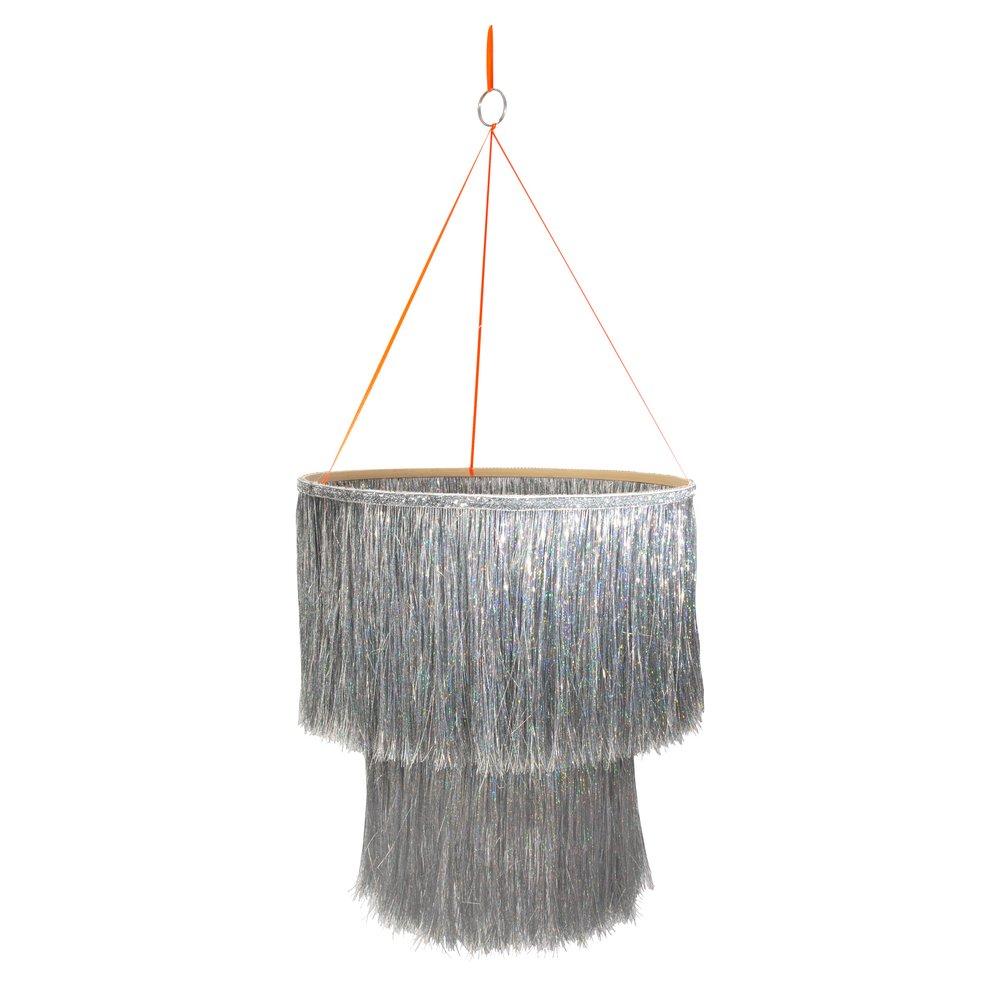 Silver Tinsel Chandelier - #confetti-gift-and-party #-Meri Meri