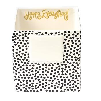 Small Black Dot Nesting Cubes - #confetti-gift-and-party #-Happy Everything