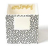Small Black Dot Nesting Cubes - #confetti-gift-and-party #-Happy Everything