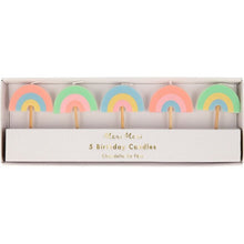  Small Rainbow Candles - Confetti Interiors-Meri Meri