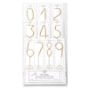 Sparkler Gold Candle ( numbers 0-9, star, heart) - Confetti Interiors-Meri Meri