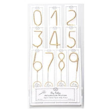  Sparkler Gold Candle ( numbers 0-9, star, heart) - #confetti-gift-and-party #-Meri Meri