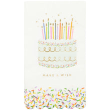 Sprinkle Birthday Scallop Edge Dinner Napkin by CR Gibson at Confetti Gift and Party