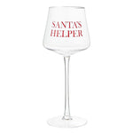 Stemmed Wine Glass - Santa's Helper 15 oz - #confetti-gift-and-party #-Creative Brands