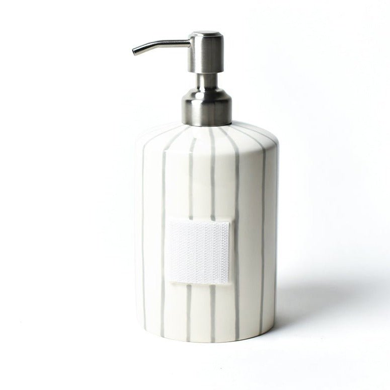 Stone Skinny Stripe Mini Cylinder Soap Pump - #confetti-gift-and-party #-Happy Everything