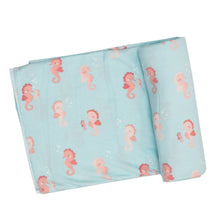  Swaddle Blanket - Baby Pink Seahorses - #confetti-gift-and-party #-Angel Dear