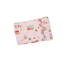  Swaddle Blanket - Gingerbread Village Pink - #confetti-gift-and-party #-Angel Dear