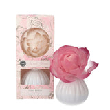 Sweet Grace Flower Diffuser with pink blooming flower and gift box