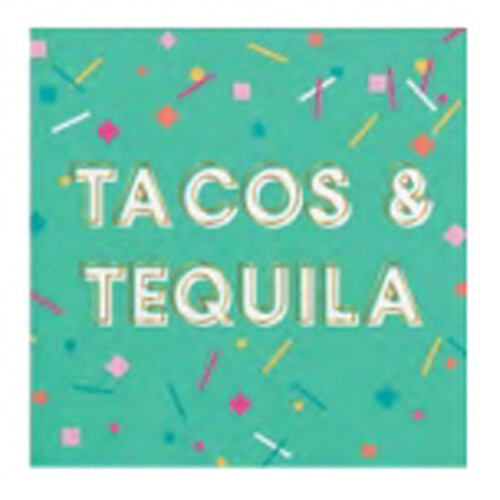 Tacos & Tequila Napkins - #confetti-gift-and-party #-Slant