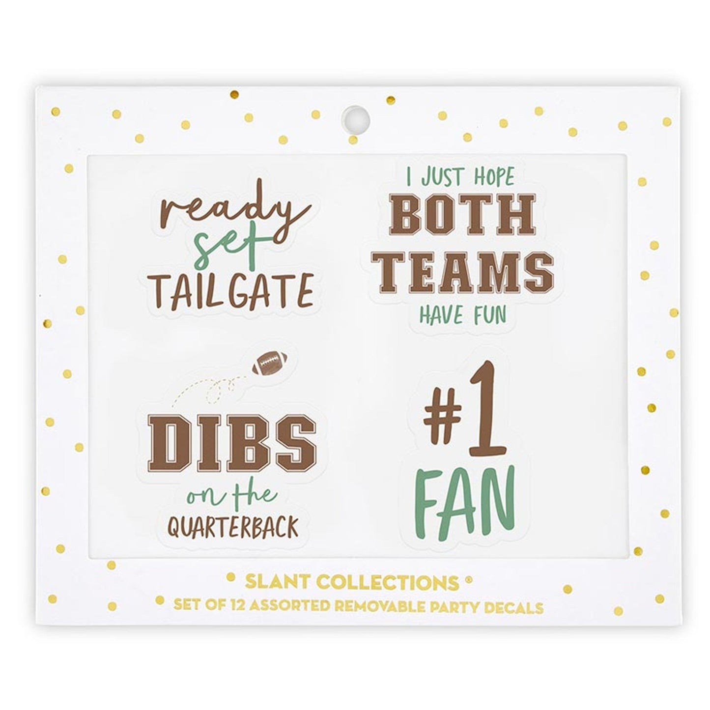 Tailgate Wine Glass Decals - #confetti-gift-and-party #-slant