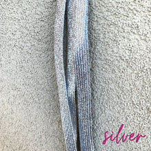  Team Spirit Shimmer Shoelaces - SILVER - Confetti Interiors-Nikki Lee Wholesale