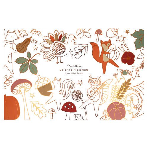 Thanksgiving Colouring Placemats - #confetti-gift-and-party #-Meri Meri