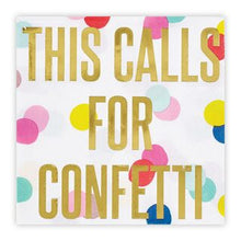  This Calls For Confetti Birthday Napkins - Confetti Interiors-Slant
