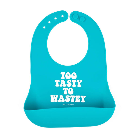 Too Tasty to Wastey Wonder Bib - #confetti-gift-and-party #-Bella Tunno