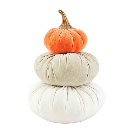 Velvet Stacked Pumpkins - #confetti-gift-and-party #-Mud Pie