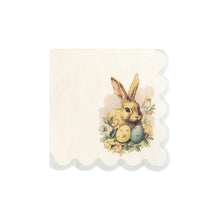  Vintage Easter Bunny Scallop Paper Cocktail Napkin My Mind’s EyeConfetti Interiors