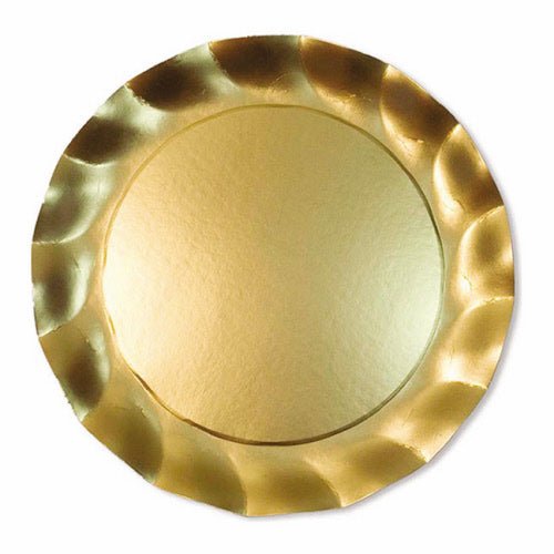Wavy Charger - Satin Gold - #confetti-gift-and-party #-Sophistiplate Simply Baked