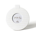 White Medium Stripe Mini 8.5 Round Frame - #confetti-gift-and-party #-Happy Everything