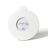 White Medium Stripe Mini 8.5 Round Frame - #confetti-gift-and-party #-Happy Everything