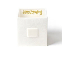  White Small Dot Medium Mini Nesting Cube - Confetti Interiors-Happy Everything
