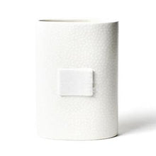  White Small Dot Mini Oval Vase - Confetti Interiors-Happy Everything